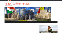 Desktop Screenshot of hatarok-nelkul.com