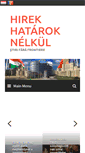 Mobile Screenshot of hatarok-nelkul.com